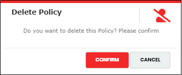 Delete Policy Pop-up- CyLock
